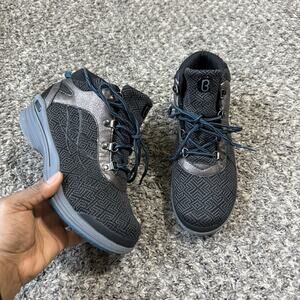 BZees Women's Hotshot Hiking Boot Black Brown women’s size 7 Wide Lace Up